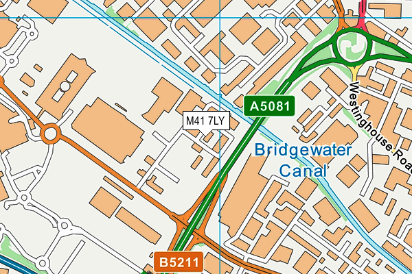 M41 7LY map - OS VectorMap District (Ordnance Survey) M41 7LY map - OS VectorMap District (Ordnance Survey)