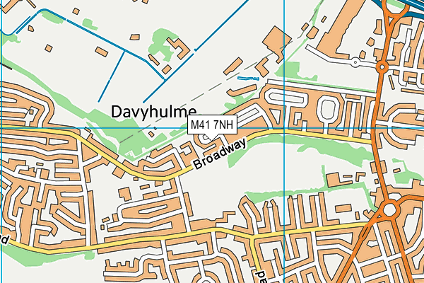 M41 7NH map - OS VectorMap District (Ordnance Survey) M41 7NH map - OS VectorMap District (Ordnance Survey)