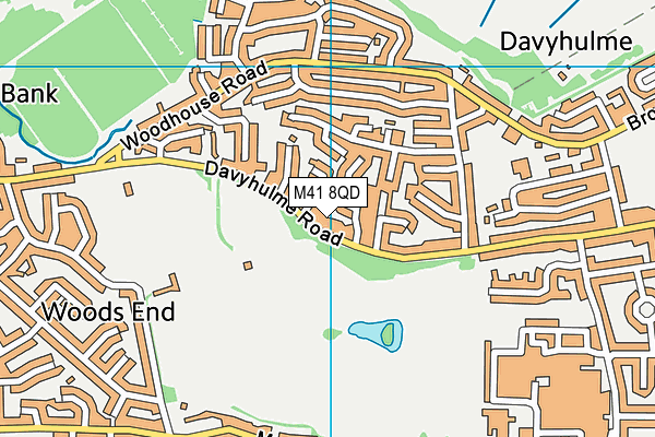 M41 8QD map - OS VectorMap District (Ordnance Survey) M41 8QD map - OS VectorMap District (Ordnance Survey)