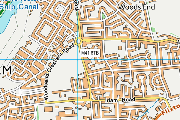 M41 8TB map - OS VectorMap District (Ordnance Survey) M41 8TB map - OS VectorMap District (Ordnance Survey)