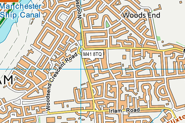M41 8TQ map - OS VectorMap District (Ordnance Survey) M41 8TQ map - OS VectorMap District (Ordnance Survey)