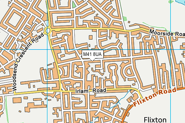 M41 8UA map - OS VectorMap District (Ordnance Survey) M41 8UA map - OS VectorMap District (Ordnance Survey)