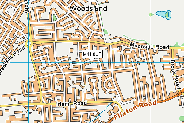 M41 8UF map - OS VectorMap District (Ordnance Survey) M41 8UF map - OS VectorMap District (Ordnance Survey)