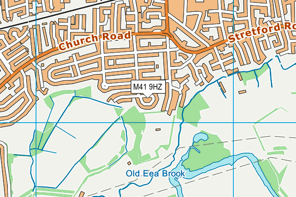 M41 9HZ map - OS VectorMap District (Ordnance Survey) M41 9HZ map - OS VectorMap District (Ordnance Survey)