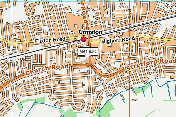 M41 9JQ map - OS VectorMap District (Ordnance Survey) M41 9JQ map - OS VectorMap District (Ordnance Survey)