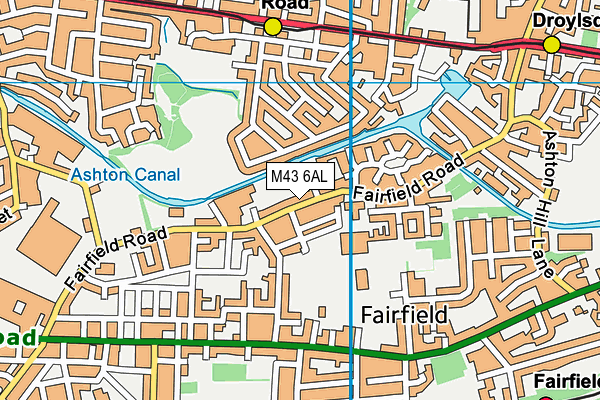 M43 6AL map - OS VectorMap District (Ordnance Survey) M43 6AL map - OS VectorMap District (Ordnance Survey)