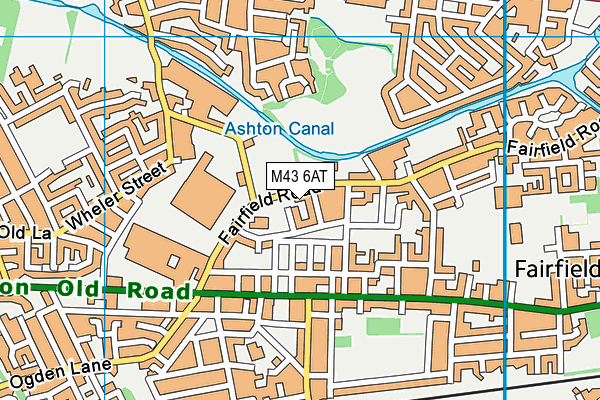 M43 6AT map - OS VectorMap District (Ordnance Survey) M43 6AT map - OS VectorMap District (Ordnance Survey)