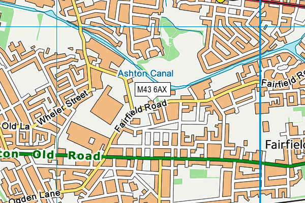 M43 6AX map - OS VectorMap District (Ordnance Survey) M43 6AX map - OS VectorMap District (Ordnance Survey)
