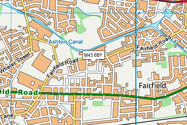 M43 6BY map - OS VectorMap District (Ordnance Survey) M43 6BY map - OS VectorMap District (Ordnance Survey)
