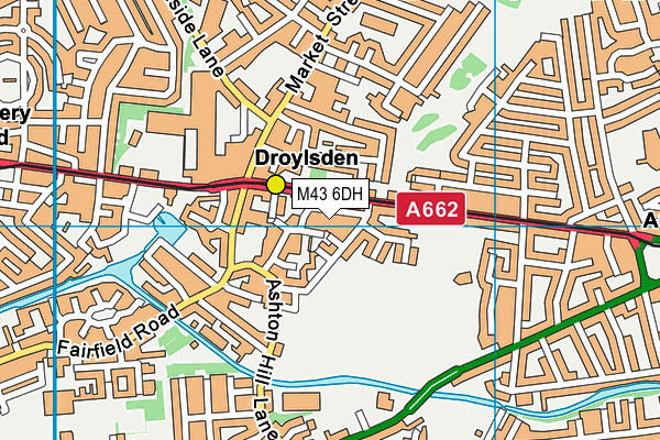 M43 6DH map - OS VectorMap District (Ordnance Survey) M43 6DH map - OS VectorMap District (Ordnance Survey)