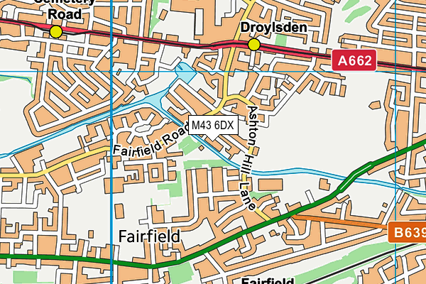 M43 6DX map - OS VectorMap District (Ordnance Survey) M43 6DX map - OS VectorMap District (Ordnance Survey)