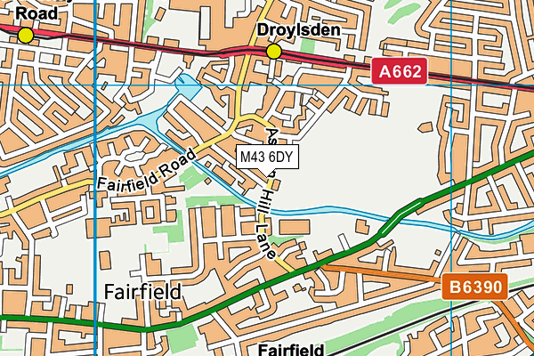 M43 6DY map - OS VectorMap District (Ordnance Survey) M43 6DY map - OS VectorMap District (Ordnance Survey)
