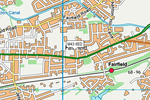 M43 6ED map - OS VectorMap District (Ordnance Survey) M43 6ED map - OS VectorMap District (Ordnance Survey)