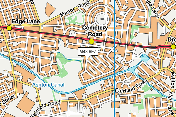 M43 6EZ map - OS VectorMap District (Ordnance Survey) M43 6EZ map - OS VectorMap District (Ordnance Survey)