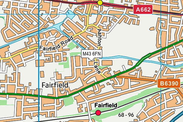 M43 6FN map - OS VectorMap District (Ordnance Survey) M43 6FN map - OS VectorMap District (Ordnance Survey)