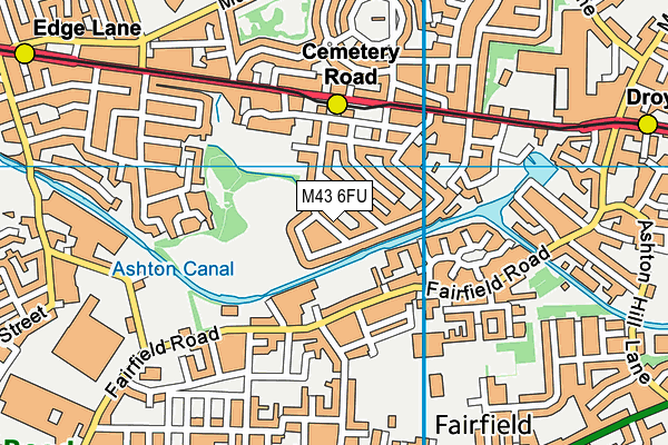 M43 6FU map - OS VectorMap District (Ordnance Survey) M43 6FU map - OS VectorMap District (Ordnance Survey)