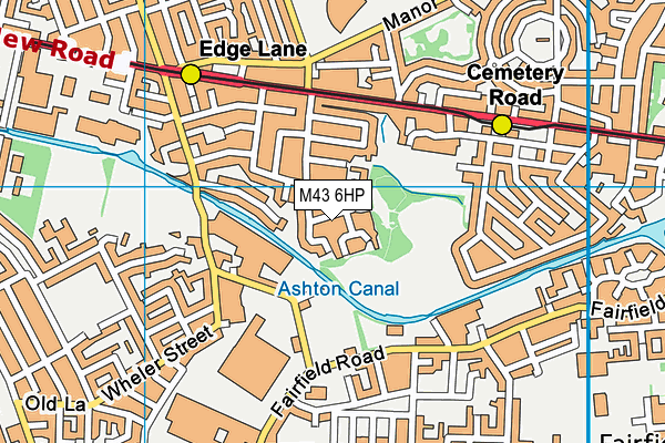 M43 6HP map - OS VectorMap District (Ordnance Survey) M43 6HP map - OS VectorMap District (Ordnance Survey)