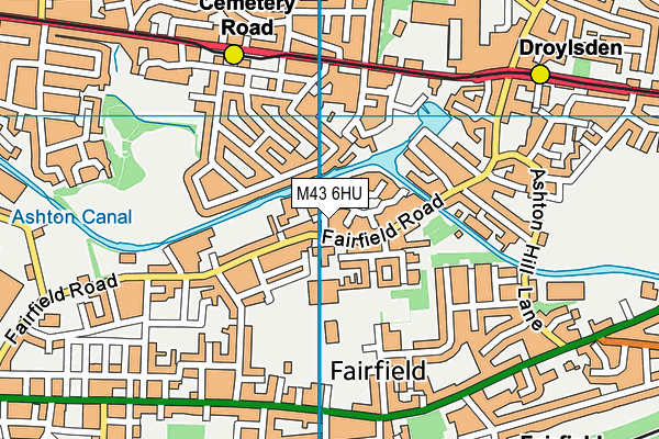 M43 6HU map - OS VectorMap District (Ordnance Survey) M43 6HU map - OS VectorMap District (Ordnance Survey)
