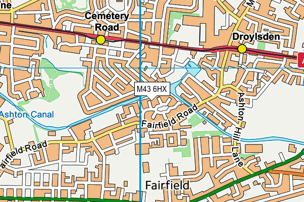 M43 6HX map - OS VectorMap District (Ordnance Survey) M43 6HX map - OS VectorMap District (Ordnance Survey)