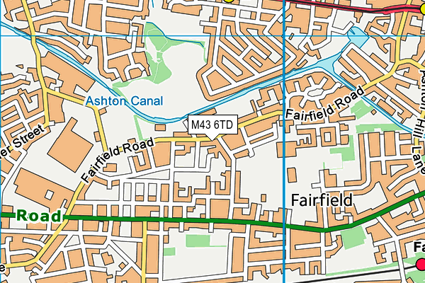 M43 6TD map - OS VectorMap District (Ordnance Survey) M43 6TD map - OS VectorMap District (Ordnance Survey)