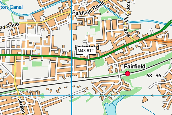 M43 6TT map - OS VectorMap District (Ordnance Survey) M43 6TT map - OS VectorMap District (Ordnance Survey)