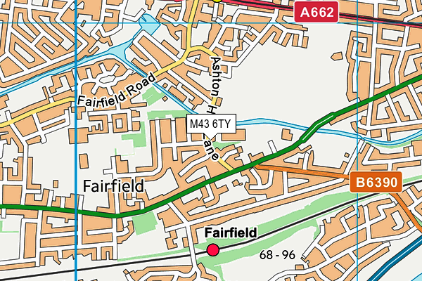M43 6TY map - OS VectorMap District (Ordnance Survey) M43 6TY map - OS VectorMap District (Ordnance Survey)
