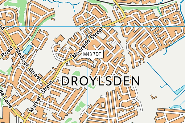 M43 7DT map - OS VectorMap District (Ordnance Survey) M43 7DT map - OS VectorMap District (Ordnance Survey)