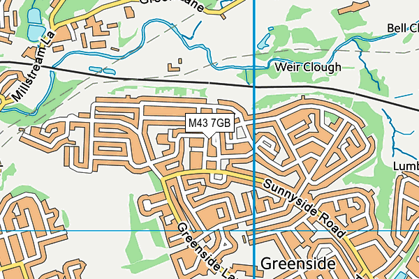M43 7GB map - OS VectorMap District (Ordnance Survey) M43 7GB map - OS VectorMap District (Ordnance Survey)