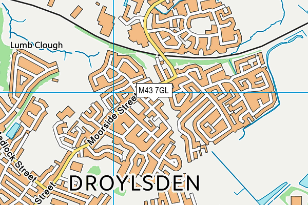 M43 7GL map - OS VectorMap District (Ordnance Survey) M43 7GL map - OS VectorMap District (Ordnance Survey)