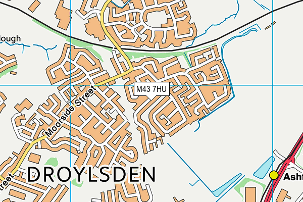 M43 7HU map - OS VectorMap District (Ordnance Survey) M43 7HU map - OS VectorMap District (Ordnance Survey)