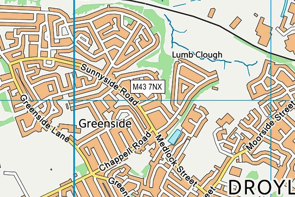 M43 7NX map - OS VectorMap District (Ordnance Survey) M43 7NX map - OS VectorMap District (Ordnance Survey)