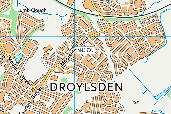 M43 7XJ map - OS VectorMap District (Ordnance Survey) M43 7XJ map - OS VectorMap District (Ordnance Survey)
