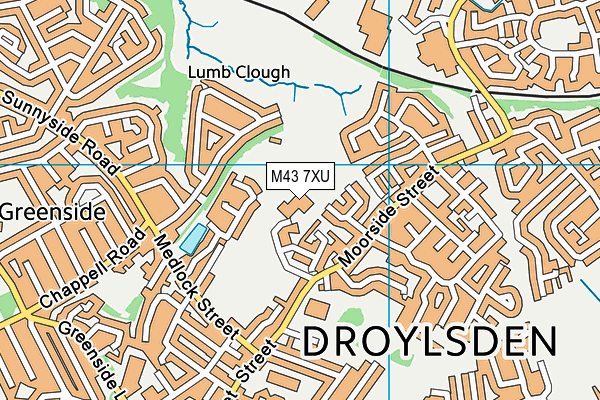 M43 7XU map - OS VectorMap District (Ordnance Survey) M43 7XU map - OS VectorMap District (Ordnance Survey)