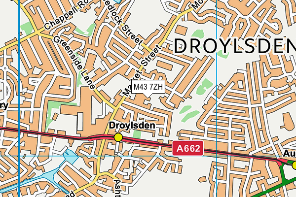 M43 7ZH map - OS VectorMap District (Ordnance Survey) M43 7ZH map - OS VectorMap District (Ordnance Survey)