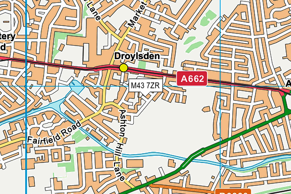 M43 7ZR map - OS VectorMap District (Ordnance Survey) M43 7ZR map - OS VectorMap District (Ordnance Survey)
