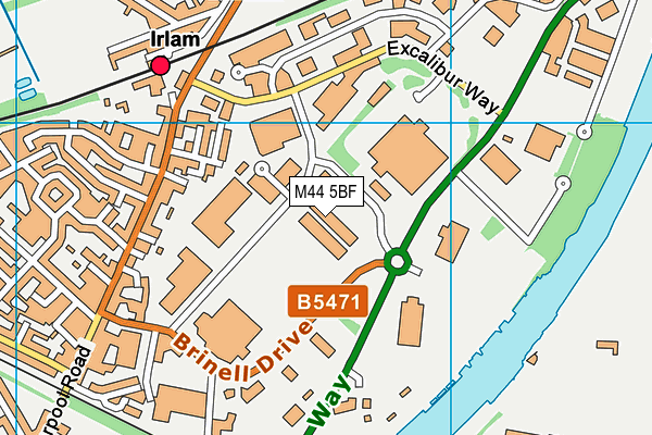 M44 5BF map - OS VectorMap District (Ordnance Survey) M44 5BF map - OS VectorMap District (Ordnance Survey)