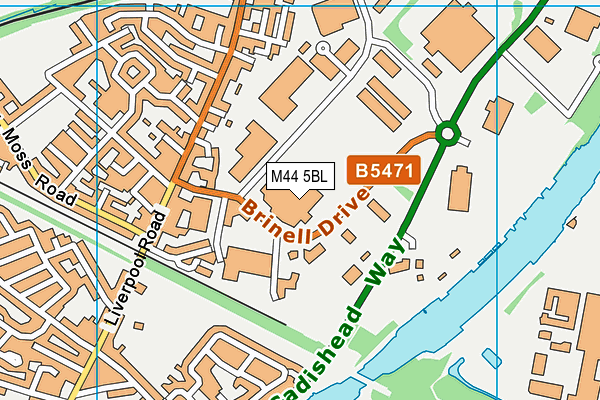 M44 5BL map - OS VectorMap District (Ordnance Survey) M44 5BL map - OS VectorMap District (Ordnance Survey)