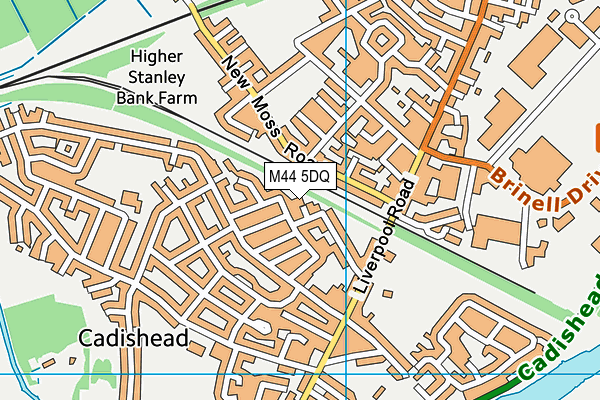M44 5DQ map - OS VectorMap District (Ordnance Survey) M44 5DQ map - OS VectorMap District (Ordnance Survey)