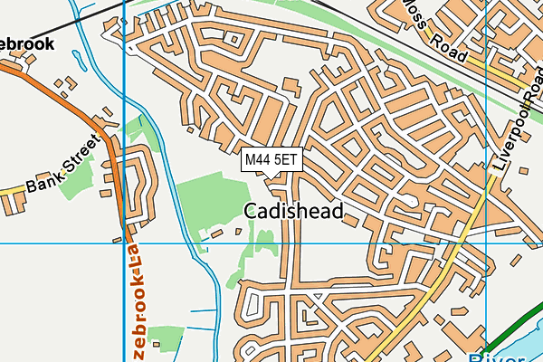 M44 5ET map - OS VectorMap District (Ordnance Survey) M44 5ET map - OS VectorMap District (Ordnance Survey)