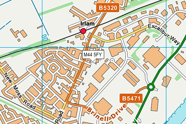 M44 5FY map - OS VectorMap District (Ordnance Survey) M44 5FY map - OS VectorMap District (Ordnance Survey)