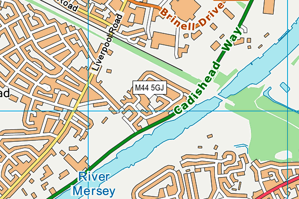 M44 5GJ map - OS VectorMap District (Ordnance Survey) M44 5GJ map - OS VectorMap District (Ordnance Survey)