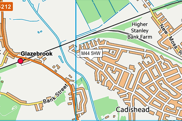 M44 5HW map - OS VectorMap District (Ordnance Survey) M44 5HW map - OS VectorMap District (Ordnance Survey)
