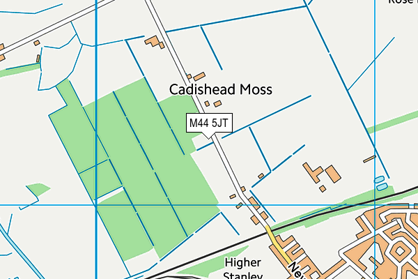 M44 5JT map - OS VectorMap District (Ordnance Survey) M44 5JT map - OS VectorMap District (Ordnance Survey)