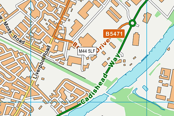 M44 5LF map - OS VectorMap District (Ordnance Survey) M44 5LF map - OS VectorMap District (Ordnance Survey)