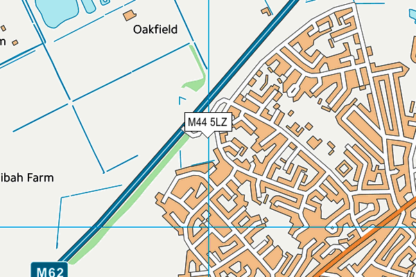 M44 5LZ map - OS VectorMap District (Ordnance Survey) M44 5LZ map - OS VectorMap District (Ordnance Survey)