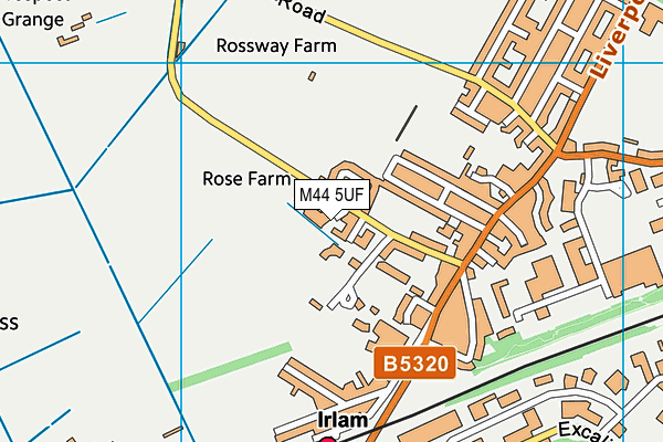 M44 5UF map - OS VectorMap District (Ordnance Survey) M44 5UF map - OS VectorMap District (Ordnance Survey)