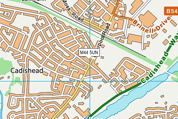 M44 5UN map - OS VectorMap District (Ordnance Survey) M44 5UN map - OS VectorMap District (Ordnance Survey)