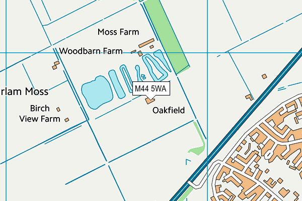 M44 5WA map - OS VectorMap District (Ordnance Survey) M44 5WA map - OS VectorMap District (Ordnance Survey)