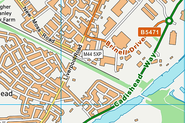 M44 5XP map - OS VectorMap District (Ordnance Survey) M44 5XP map - OS VectorMap District (Ordnance Survey)