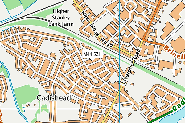 M44 5ZH map - OS VectorMap District (Ordnance Survey) M44 5ZH map - OS VectorMap District (Ordnance Survey)